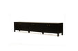 Audrey Entertainment Unit - 3m - Black - Black 300cm