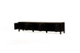 Audrey Entertainment Unit - 3m - Black - Black 300cm