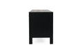 Audrey Entertainment Unit - 2m - Black - Black 200cm