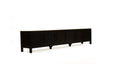 Audrey Entertainment Unit - 3m - Black - Black 300cm