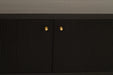 Audrey Entertainment Unit - 3m - Black - Black 300cm
