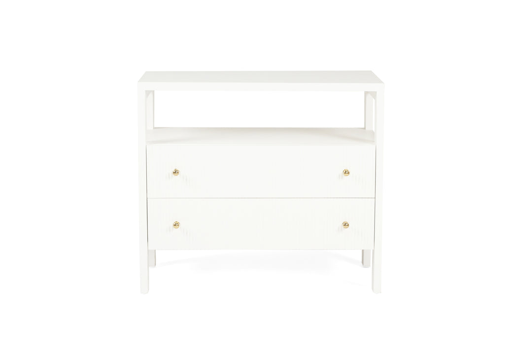 White Amelia Nightstand