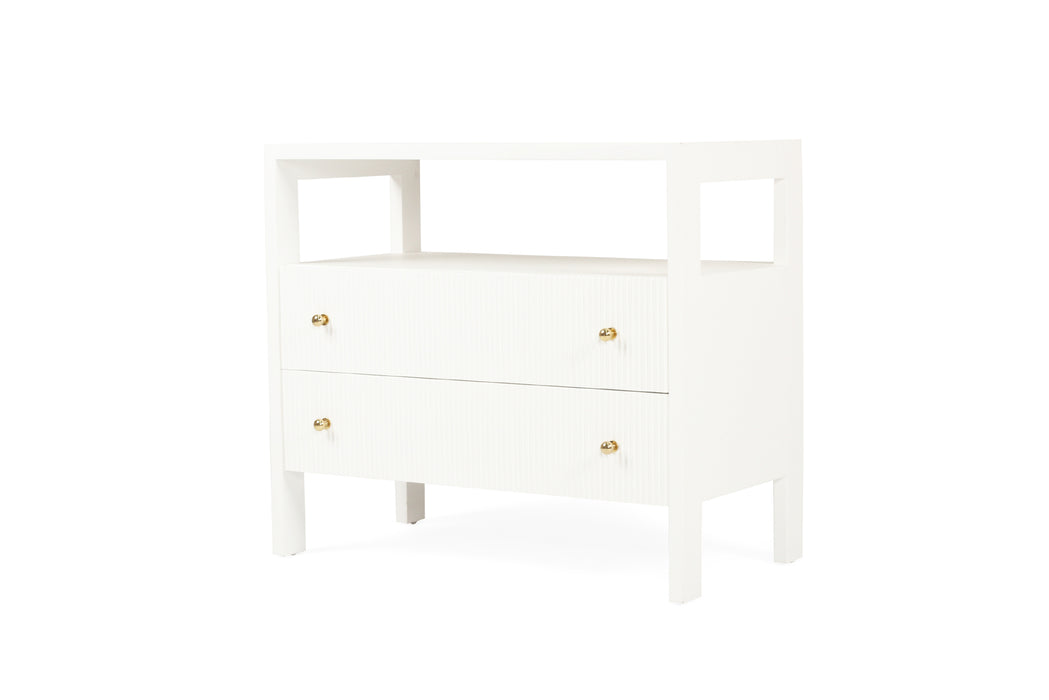 White Amelia Nightstand