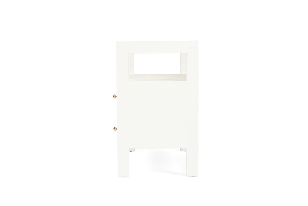 White Amelia Nightstand