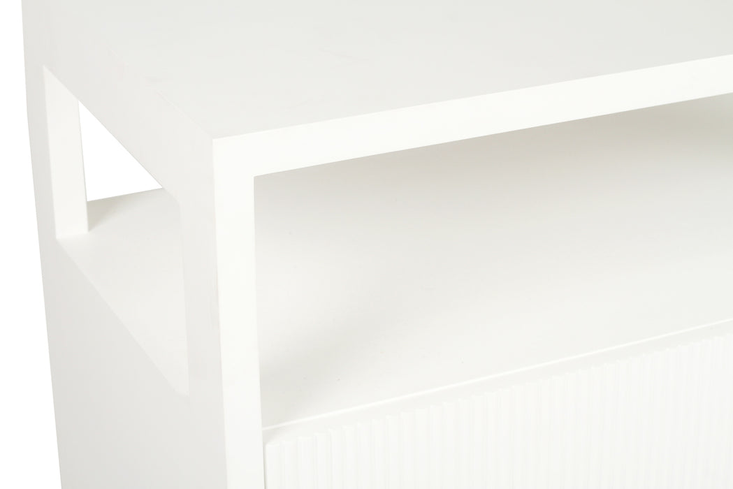 White Amelia Nightstand