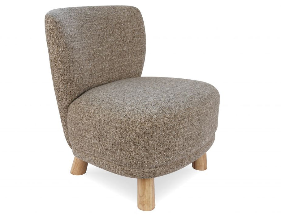 August Occasional Chair - Oak - Biscotti Fabric