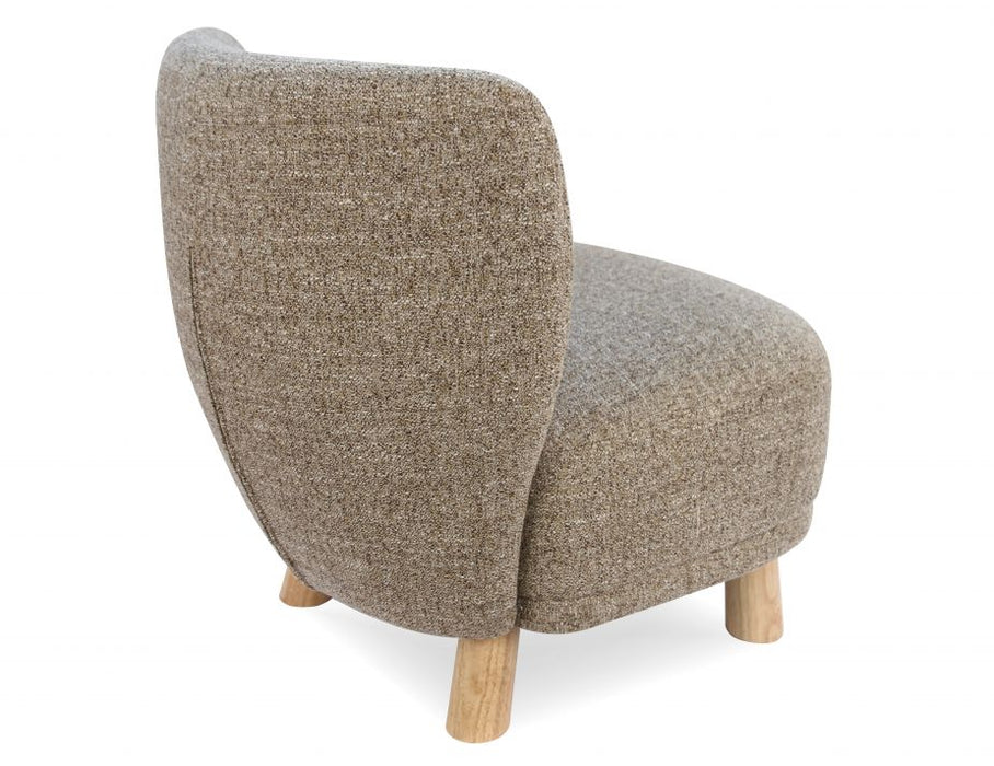 August Occasional Chair - Oak - Biscotti Fabric