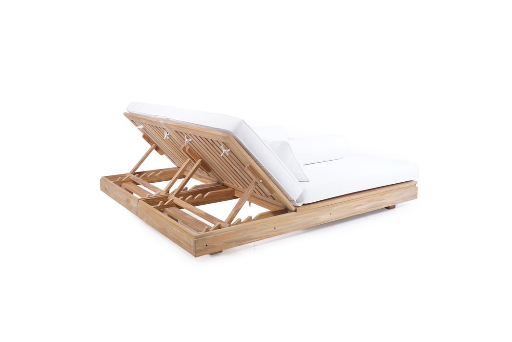 Avril Outdoor Double Sunlounger