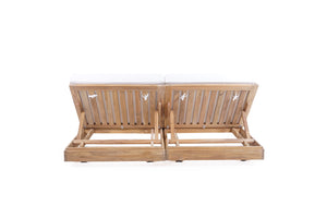 Avril Outdoor Double Sunlounger