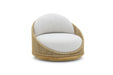 Avoca Outdoor Sofa - 1 Seater Swivel - Natural