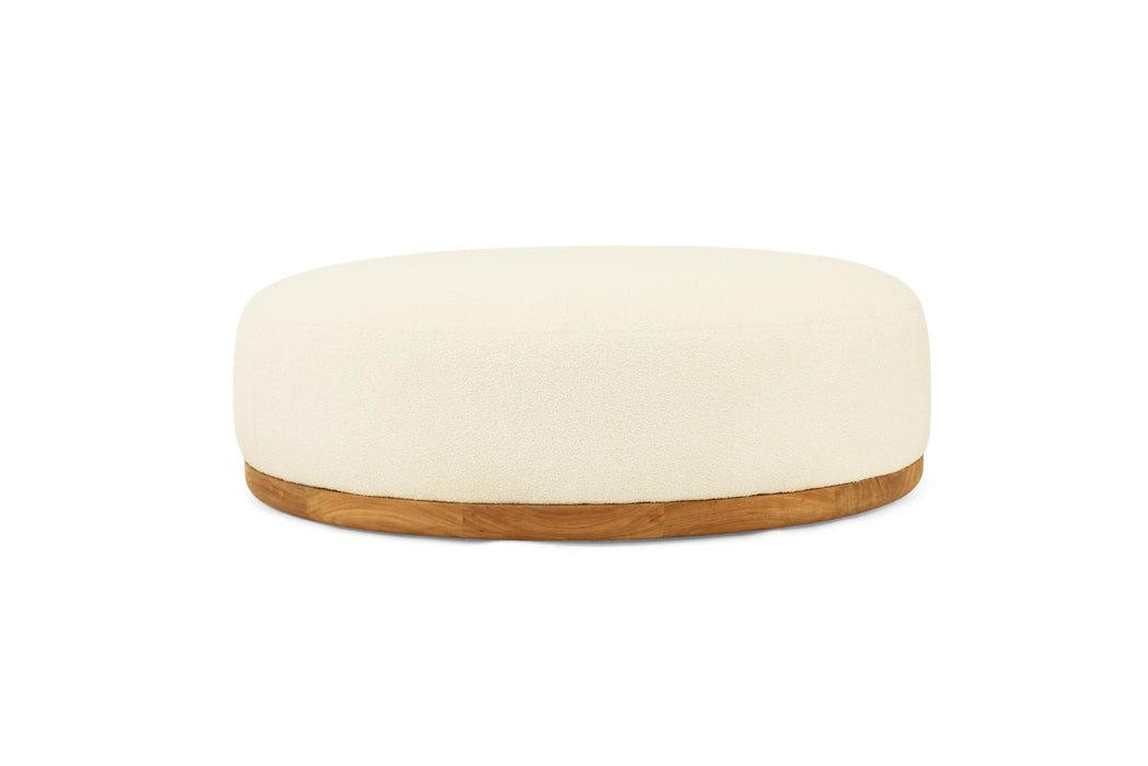 Avoca Outdoor Ottoman- Natural