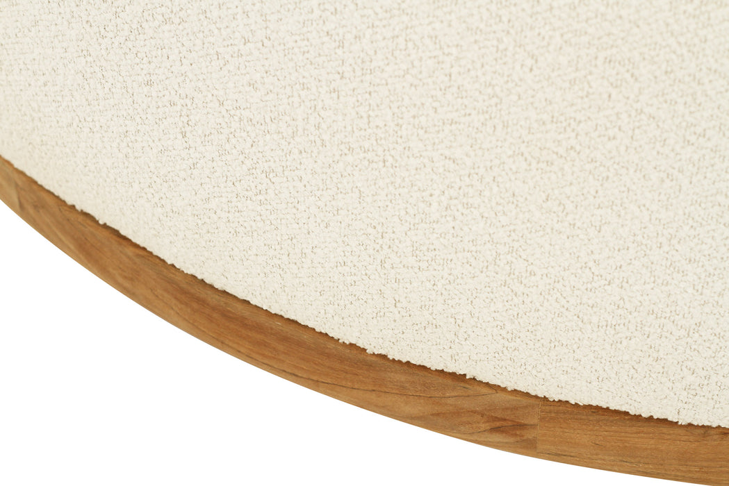 Avoca Outdoor Ottoman- Natural