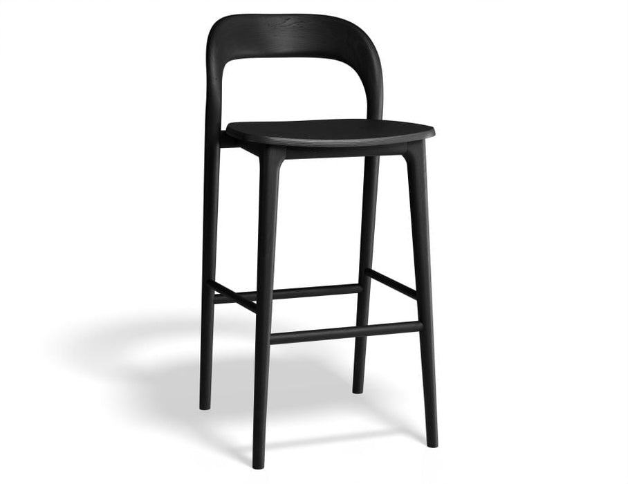 Mia Stool - Black - 66cm Seat Height (Kitchen Bench height)