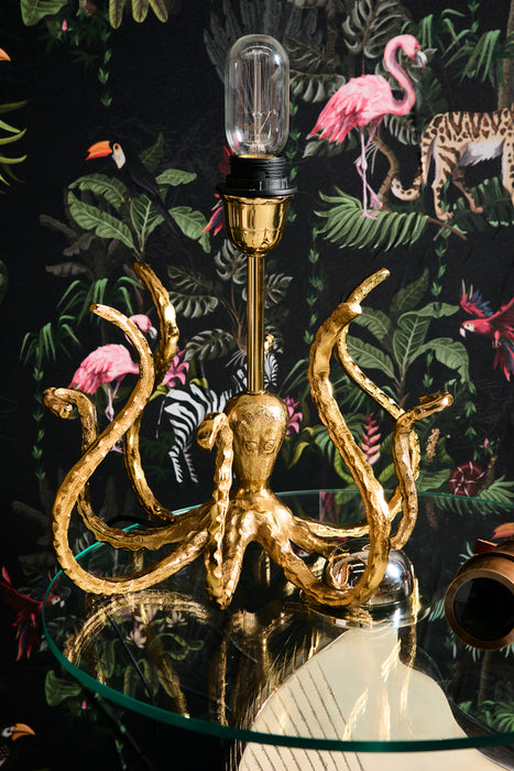 Octopus Lamp - Aluminium, 31cm H
