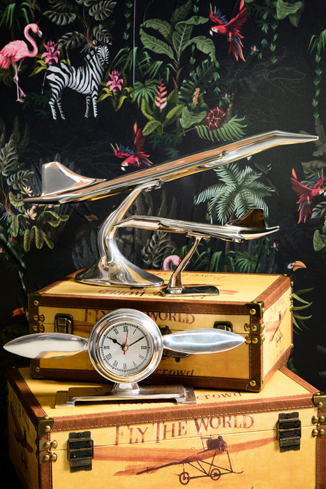 Flight Clock - Aluminium