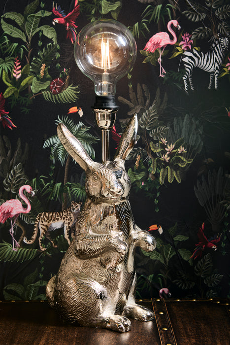Rabbit Lamp - Aluminium, 47cm H