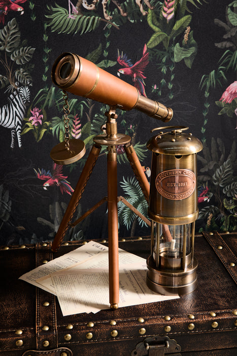 Eureka Miners Lamp - Brass