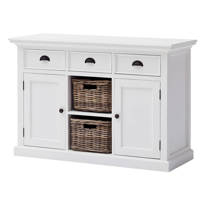 NovaSolo Halifax Buffet with 2 baskets WHITE