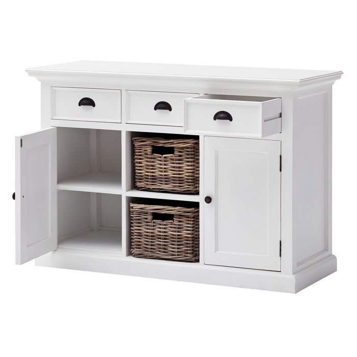 NovaSolo Halifax Buffet with 2 baskets WHITE