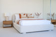 Milo Bed - Boucle Ivory - King