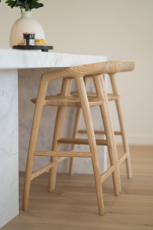 Cali Counter Stool - Natural - Natural 66cm