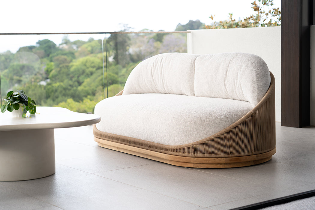 Avoca Outdoor Sofa - 2 Seater - Natural