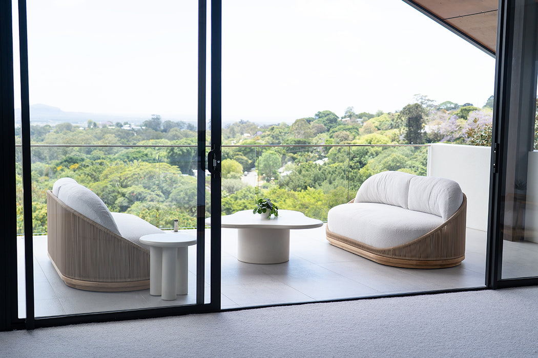Avoca Outdoor Sofa - 2 Seater - Natural