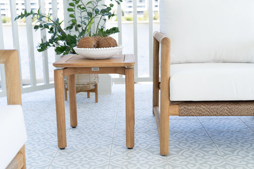 Esperance Outdoor Side Table - Espresso Natural