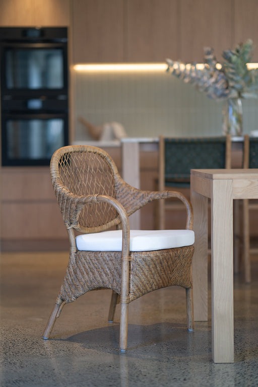 Cove Armchair - Antique Brown Wash - Ar Cov Abw