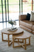 Clovelly Round Coffee Table - 60cm - Natural 60cm