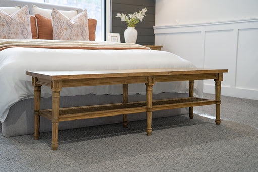 Hamilton Bench Seat - 1.5m - Weathered Oak 150cm