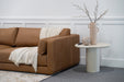 Lorenzo Organic Side Table - 58cm - Ivory - Ivory 58cm