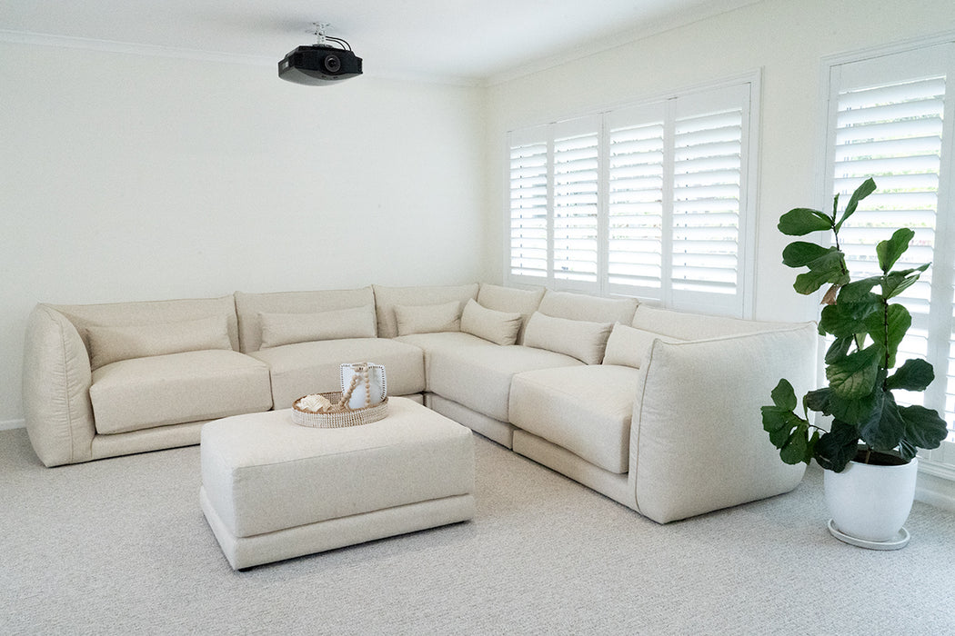 Sunday Modular Sofa - Linen Blend - Armless