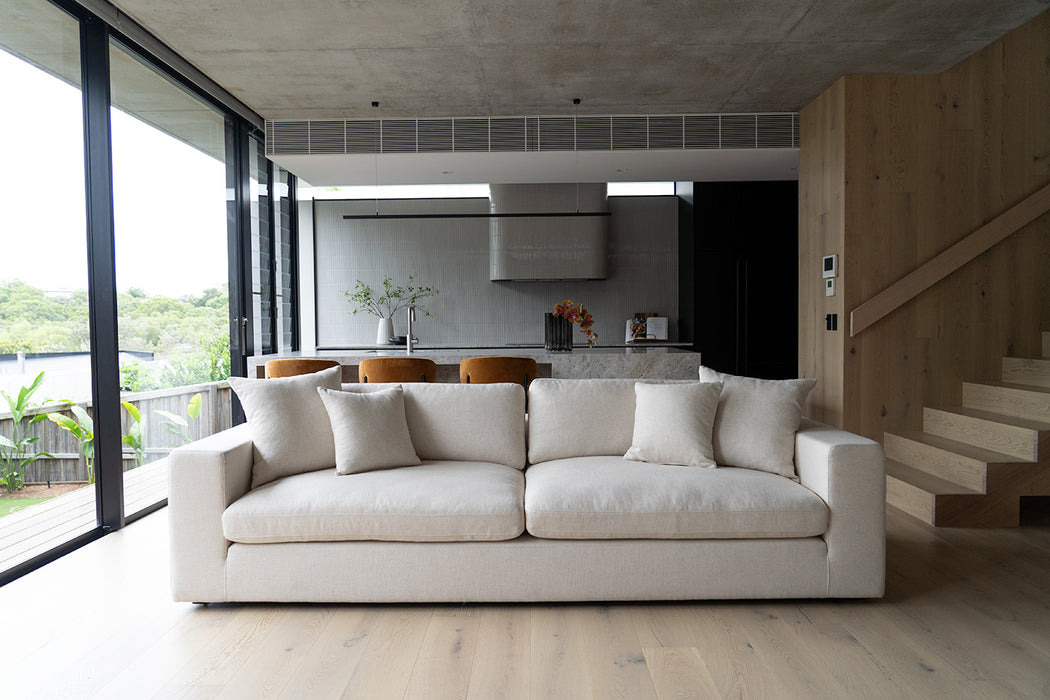 Ziggie 4 Seater Sofa - Linen Blend - Sof Zig Linb 4S