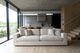 Ziggie 4 Seater Sofa - Linen Blend - Sof Zig Linb 4S