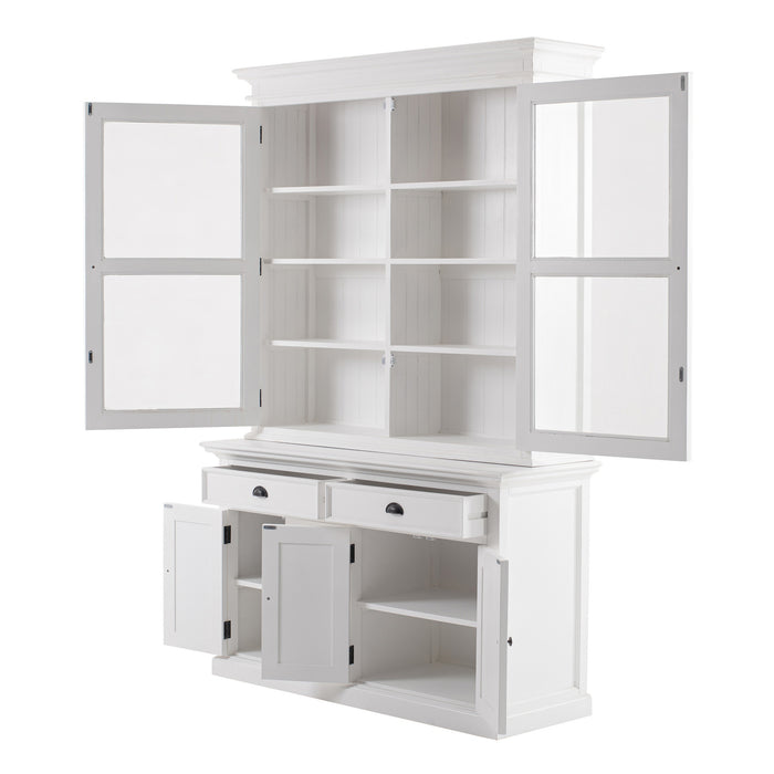 NovaSolo Halifax Glass-Display Hutch Unit