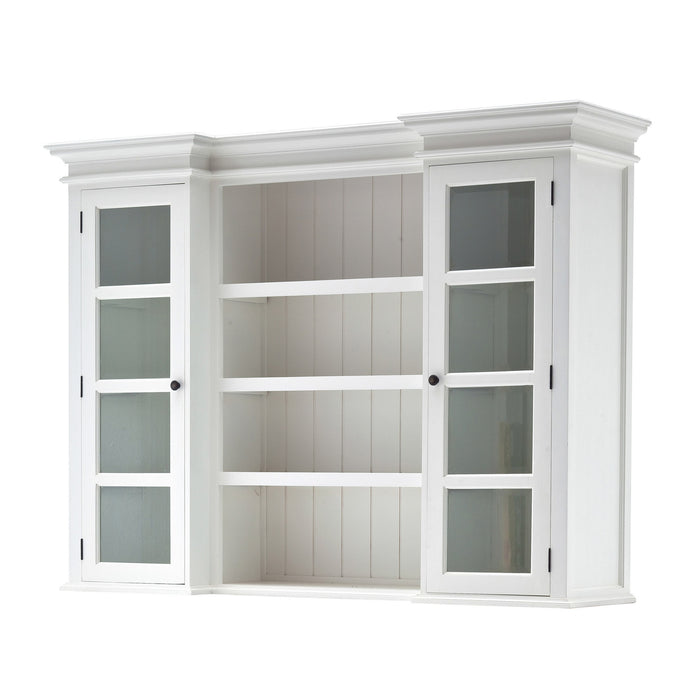 NovaSolo Halifax Library Hutch with Basket Set