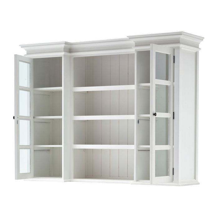 NovaSolo Halifax Library Hutch with Basket Set