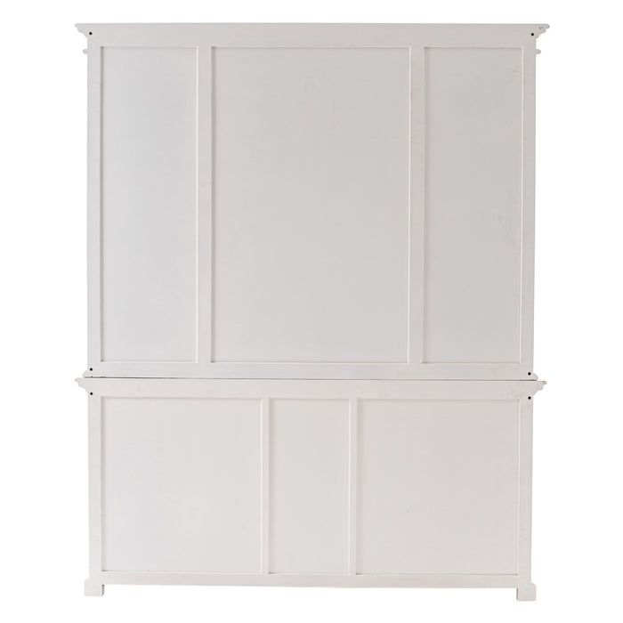 NovaSolo Halifax Kitchen Hutch Cabinet with 5 Doors 3 Drawers