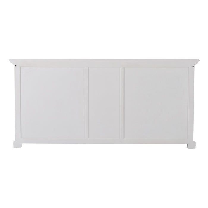 NovaSolo Halifax Kitchen Hutch Cabinet with 5 Doors 3 Drawers