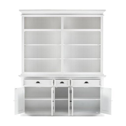 NovaSolo Halifax Hutch Bookcase 5 Doors 3 Drawers