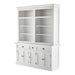 NovaSolo Halifax Hutch Bookcase 5 Doors 3 Drawers