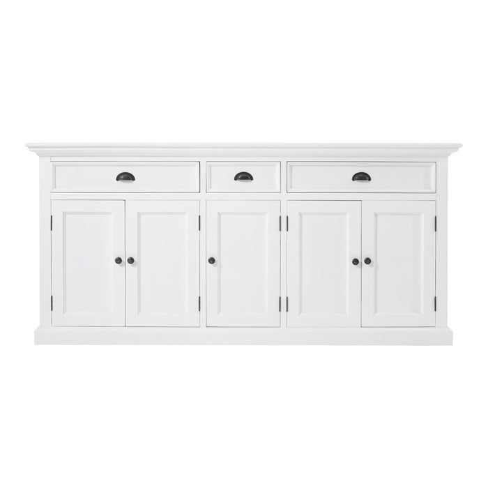 NovaSolo Halifax Hutch Bookcase 5 Doors 3 Drawers