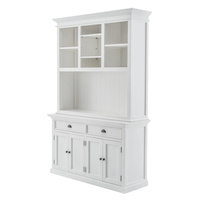 NovaSolo Halifax Buffet Hutch Unit with 2 Adjustable Shelves