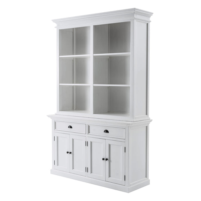 NovaSolo Halifax Buffet Hutch Unit with 6 Shelves