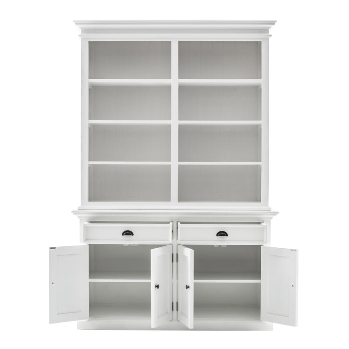 NovaSolo Halifax Buffet Hutch Unit with 8 Shelves