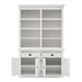 NovaSolo Halifax Buffet Hutch Unit with 8 Shelves