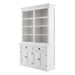 NovaSolo Halifax Buffet Hutch Unit with 8 Shelves