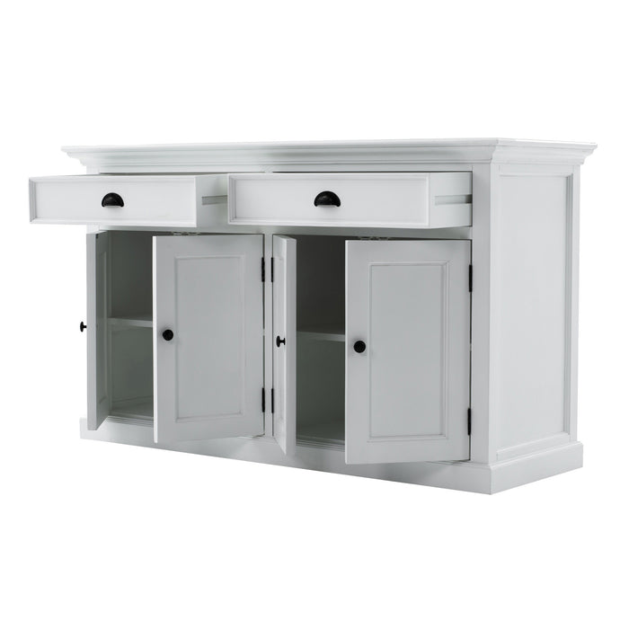 NovaSolo Halifax Buffet Hutch Unit with 8 Shelves