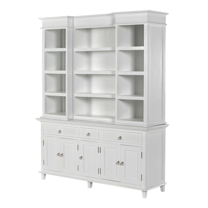 NovaSolo Skansen Kitchen Hutch Cabinet with 5 Doors 3 Drawers